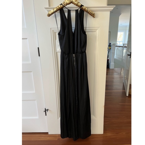 Anthropologie dra Los Angeles Womens Maxi Dress Black Sleeveless Open Back S NWT - Picture 2 of 9
